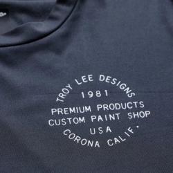 Тениска за колоездене с дълъг ръкав Troy Lee Designs Ruckus Ride Pressed Carbon